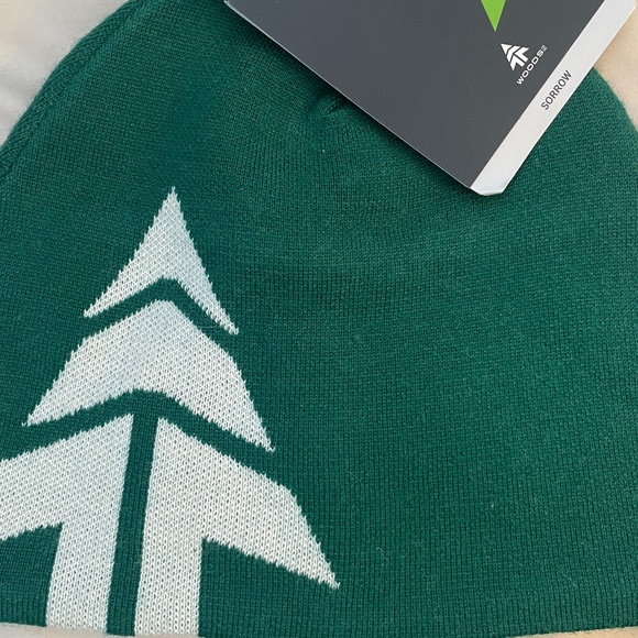 Brand New Woods Green Sorrow Windstopper Logo Toque - Picture 2 of 8